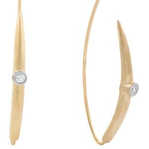 I. REISS - 14K Yellow Gold and Diamonds - Earrings